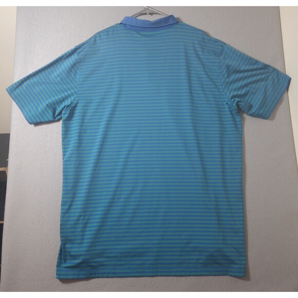Peter Millar Summer Comfort Polo Shirt Mens XXL Blue Green Waterville Golf Links - Picture 6 of 8